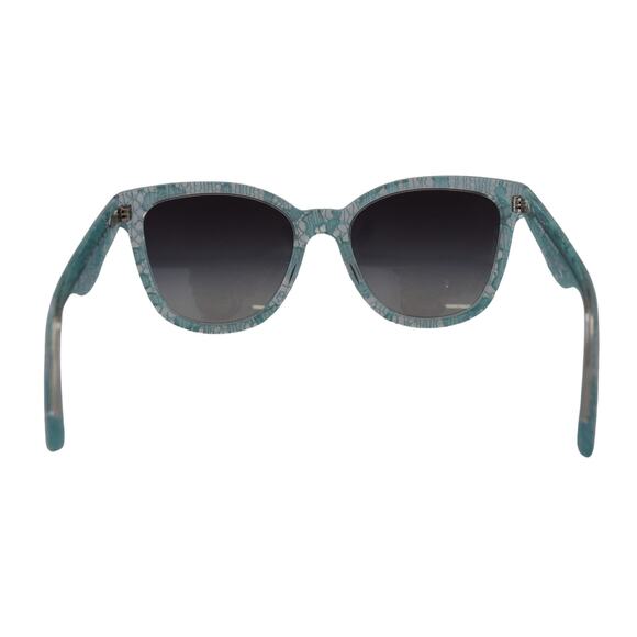 Dolce & Gabbana Blue Lace Crystal Acetate Butterfly Sunglasses main image 4